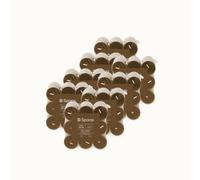 Spaas 8 Flatpacks of 18 Scented Clearlights, Transparent Cup, ± 4.5 Hours, Warm Wonder, Apple and Cinnamon