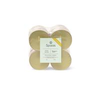 Spaas 8 x 8 Citronella Maxi Tealights, ± 10 Hours, Pistachio Green, Asian Garden