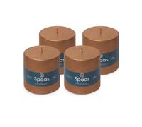 Spaas 8X Metallic Pillar Candle 100/100 mm, Bronze