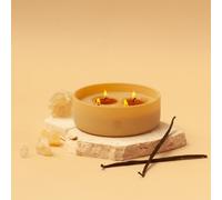 Spaas Glow Scented Candle 4-Wick 20h, Shimmering Smile, Beige