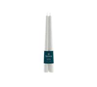 Spaas Dinner Candles Elegant Rustic White 2pcs