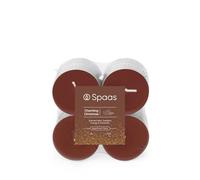 Spaas Maxi Scented Tealights flatpack x8 10h, Charming Christmas, Bordeaux