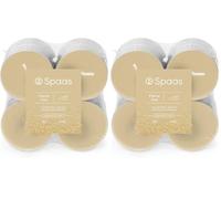Spaas Maxi Scented Tealights flatpack x8 10h, Fierce Fire (Pack of 2)