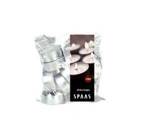 Spaas Maxi Tealights Bag x40, ± 10 Hours, White