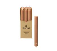 Spaas Ribbed Dinner Candle 10h, Beige