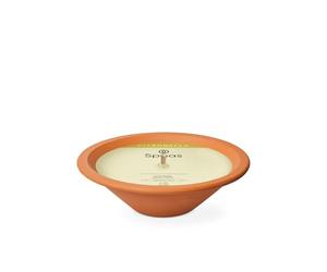 Spaas Royal Flame Citronella Outdoor Candle in Terracotta Dish, ± 13 Hours, Yellow