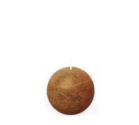 Spaas Rustic Ball Candle 80 mm 24h, Cognac