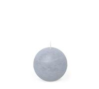 Spaas Rustic Ball Candle 80 mm 24h, Light Blue