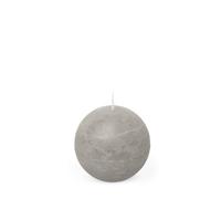 Spaas Rustic Ball Candle 80 mm 24h, Light Grey