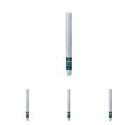 Spaas Rustic Dinner Candle 8h, Light Blue (Pack of 4)