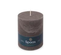 Spaas Rustic Pillar Candle 100/130 mm 95h, Dark Grey