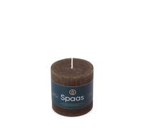 Spaas Rustic Pillar Candle 70/70 mm 25h, Dark Brown