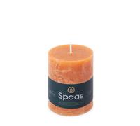 Spaas Rustic Pillar Candle 70/95 mm 35h, Orange