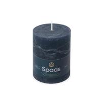 Spaas Rustic Pillar Candle 80/110 mm 65h, Dark Blue