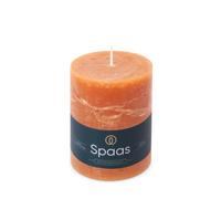 Spaas Rustic Pillar Candle 80/110 mm 65h, Orange