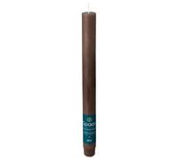 Spaas Rustic Dinner Candle 8h, Dark Brown