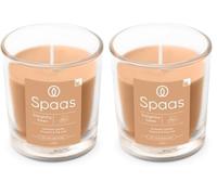 Spaas Scented Candle 25h, Delightful Dawn, Terracotta Orange (Pack of 2)