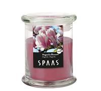 Spaas Scented Candle in Household Jar, 60 Hours, Magnolia Blossom