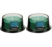 Spaas Scented Candle in Low Glass, 15 Hours, Velvet Luxury (Pack of 2)