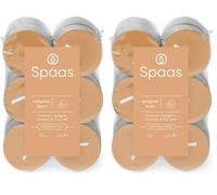 Spaas Scented Tealights flatpack x12 4,5h - Delightful Dawn (Pack of 2)