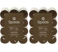 Spaas Scented Tealights flatpack x24 4,5h - Twinkling Touch (Pack of 2)