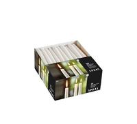 Spaas Unscented Festilux Dinner Candles 23/250mm, ±8 Hours, 50 Pieces, White