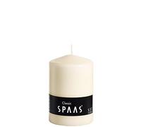 Spaas Unscented Pillar Candle 100/150 mm, ± 90 Hours, Ivory