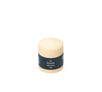 Spaas Unscented Pillar Candle 80/100 mm, 40 Hours, Ivory