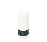 Spaas Unscented Pillar Candle 80/200 mm, 100 Hours, White