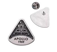 Space 1969 Pin Badge Rocket Moon Landing Brooch Lapel Space Shuttle Gift Metal Bag Jacket Program Sci-Fi