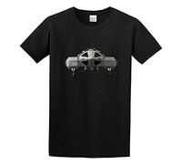Space 1999 Eagle Retro Tv Show Film 90S 80S Spaceship Geek Nerd Men's Cotton Shirt XL Black
