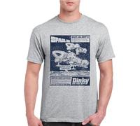 Space 1999 Eagle T-Shirt Birthday Gift Grey XL