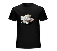 Space 1999 Eagle Transporter Short-Sleeved T-Shirts Black O Neck Tee