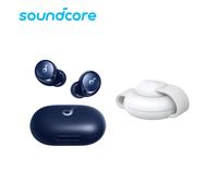 Space A40 | Long-Lasting Noise Cancelling Earbuds + Anker MagGo Wireless Charging Station (3-in-1, Foldable Pad)