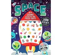 Space Activity Book for Kids | Space Sticker Books | Sticker Books for 6 Year Olds | Plane Activities for Kids| Space Stickers | Puffy Stickers