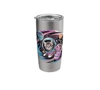 Space Adventures with a Kitten Stainless Steel Insulated Tumbler