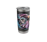 Space Adventures with a Kitten Stainless Steel Insulated Tumbler