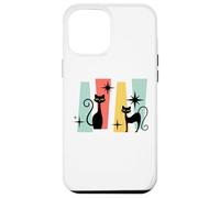 Space Age Mid-Century Modern Atomic Cat Retro Vintage 50s Case for iPhone 12 Pro Max
