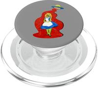 Space Alien Alice in Wonderland PopSockets PopGrip for MagSafe