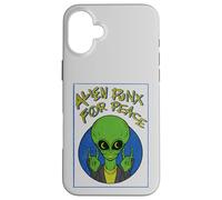 Space Alien Rock Star Funny Extraterrestrial Case for iPhone 16 Plus