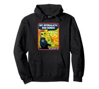 Space Alien Rosie The Riveter Pullover Hoodie