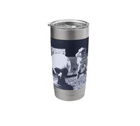 Space Alien Selfie On The Moon Stainless Steel Insulated Tumbler