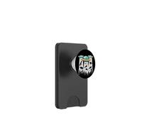 Space Aliens Cosmic Abduction Dinosaurs Spaceship Flat-Earth PopSockets PopWallet for MagSafe