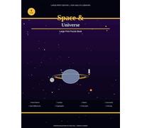 Space and Universe Large Print Puzzle Book for Adults and Seniors: 8-in-1 Activity Book with Word Search, Sudoku, Mazes, Crossword, Spot the ... and Coloring Pages - Solutions Included