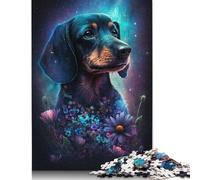 Space Animal Dachshund Jigsaws Puzzles for Adult 500 Pieces Difficult Jigsaw Puzzles, Impossible Puzzle for Age 18 Years Up 500pcs (52x38cm)