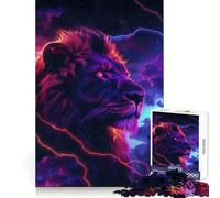 Space Animal Jigsaw Puzzle for Adults 1000 Pieces Memory Boost Group Play Pattern Assembly Xmas Surprise (50x75cm)