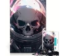 Space Army Skeleton Jigsaw Puzzles for Adults1000 Pieces Memory Gain Stress Relief Design Assembly Memorable Gift (38x52cm)