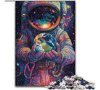 Space Astronaut 1000 Piece Jigsaw Puzzles for Adults & Teens, Suitable for People Aged 14 And Above Home Decoration Gift Ideas (26x38cm)