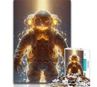 Space Astronaut 1000 Piece Jigsaw Puzzles for Teenagers,Family Game Stress Reliever Difficult Challenge Great Gifts And Toys (50x75cm)