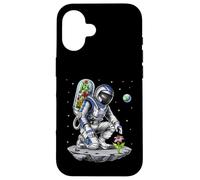 Space Astronaut Botanical Flowers Botany Ecology Botany Case for iPhone 16